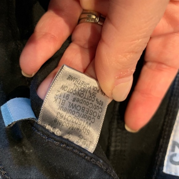 Rag & Bone black Legging Rosebowl Acid Wash Jeans - Picture 7 of 8